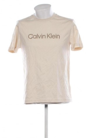 Herren T-Shirt Calvin Klein, Größe M, Farbe Beige, Preis € 67,99