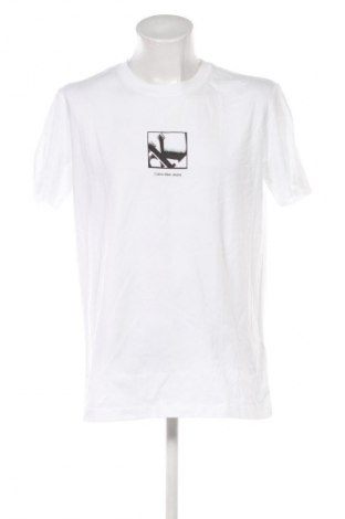 Pánske tričko  Calvin Klein Jeans, Veľkosť XL, Farba Biela, Cena  34,95 €, #135141625