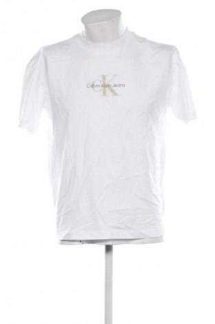 Męski T-shirt Calvin Klein Jeans, Rozmiar S, Kolor Biały, Cena 183,99 zł