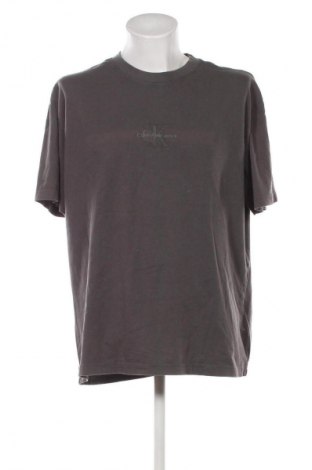 Herren T-Shirt Calvin Klein Jeans, Größe XL, Farbe Grau, Preis € 52,99