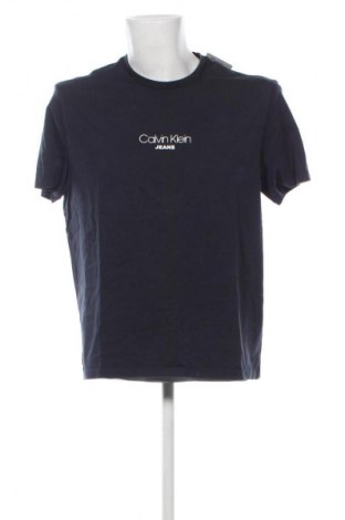Pánské tričko  Calvin Klein Jeans, Velikost M, Barva Modrá, Cena  1 199,00 Kč