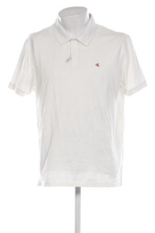 Męski T-shirt Calvin Klein Jeans, Rozmiar XL, Kolor Biały, Cena 296,99 zł, #135143725