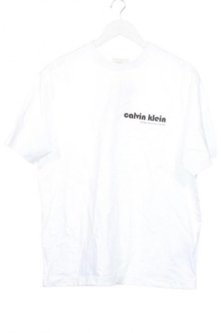 Męski T-shirt Calvin Klein Jeans, Rozmiar XS, Kolor Biały, Cena 203,99 zł