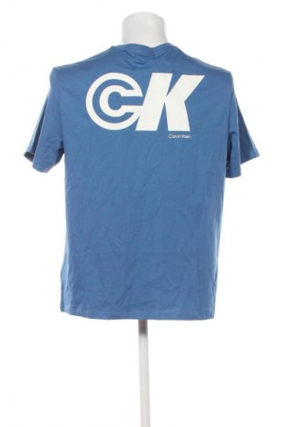 Męski T-shirt Calvin Klein Jeans, Rozmiar M, Kolor Niebieski, Cena 170,99 zł