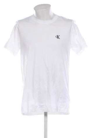 Męski T-shirt Calvin Klein Jeans, Rozmiar XXL, Kolor Biały, Cena 147,99 zł