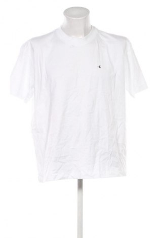 Herren Shirt Calvin Klein Jeans, Größe L, Farbe Weiß, Preis 52,99 €