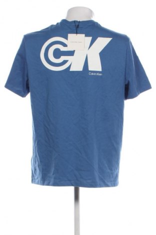Ανδρικό t-shirt Calvin Klein Jeans, Μέγεθος M, Χρώμα Μπλέ, Τιμή 18,99 €