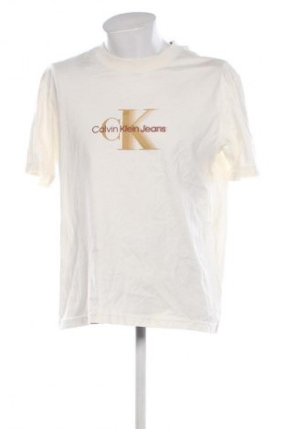 Ανδρικό t-shirt Calvin Klein Jeans, Μέγεθος L, Χρώμα  Μπέζ, Τιμή 41,99 €