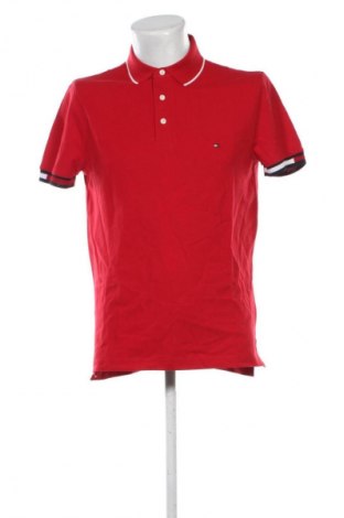 Męski T-shirt Tommy Hilfiger, Rozmiar XL, Kolor Czerwony, Cena 222,99 zł, #135193511