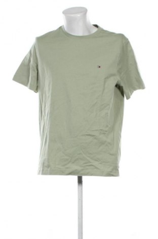 Męski T-shirt Tommy Hilfiger, Rozmiar XL, Kolor Zielony, Cena 183,99 zł, #135200685