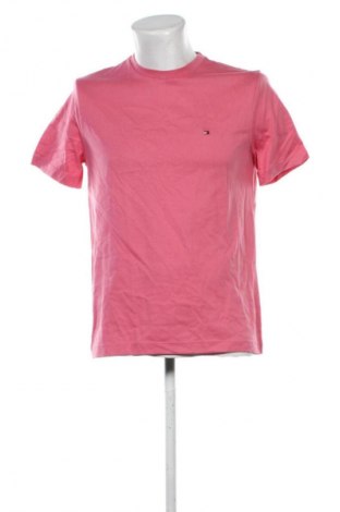 Męski T-shirt Tommy Hilfiger, Rozmiar S, Kolor Różowy, Cena 137,99 zł, #135213983