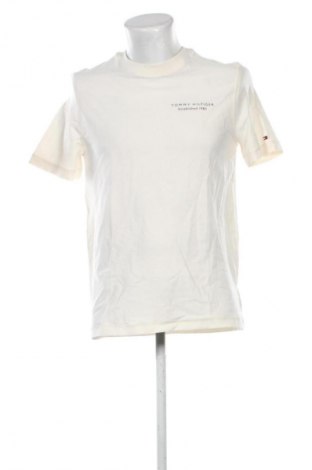Męski T-shirt Tommy Hilfiger, Rozmiar S, Kolor ecru, Cena 176,99 zł, #135215491