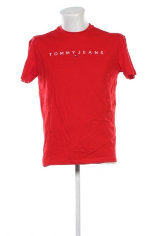 Мъжка тениска Tommy Jeans, Размер M, Цвят Червен, Цена 30,67 €, #135193806