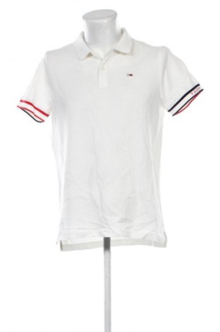 Tricou de bărbați Tommy Jeans, Mărime L, Culoare Alb, Preț 342,99 Lei, #135193813