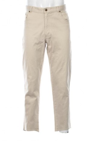 Męskie jeansy John F. Gee, Rozmiar L, Kolor Beżowy, Cena 53,99 zł