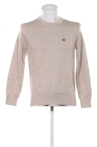 Ανδρικό πουλόβερ Calvin Klein Jeans, Μέγεθος M, Χρώμα  Μπέζ, Τιμή 32,99 €