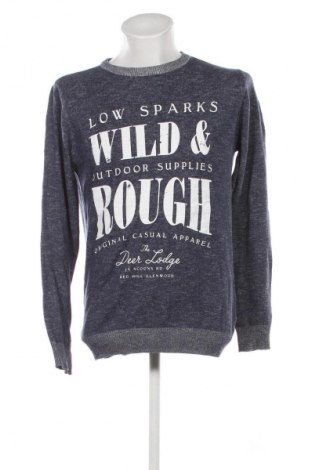 Pánský svetr  Jean Pascale, Velikost L, Barva Modrá, Cena  189,00 Kč