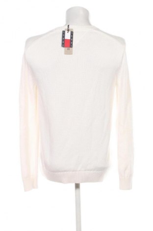Herrenpullover Tommy Jeans, Größe M, Farbe Weiß, Preis 35,99 €