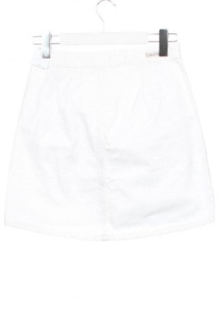 Φούστα Calvin Klein Jeans, Μέγεθος XXS, Χρώμα Λευκό, Τιμή 39,99 €