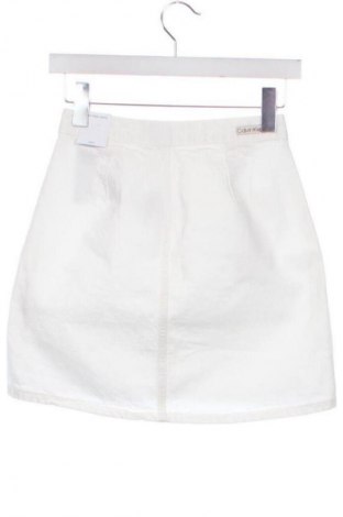 Φούστα Calvin Klein Jeans, Μέγεθος XXS, Χρώμα Λευκό, Τιμή 25,99 €