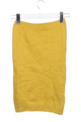 Fustă H&M, Mărime XS, Culoare Galben, Preț 14,99 Lei