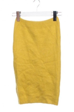 Fustă H&M, Mărime XS, Culoare Galben, Preț 14,99 Lei