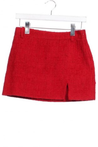 Fustă Zara, Mărime XS, Culoare Roșu, Preț 109,48 Lei