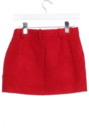 Fustă Zara, Mărime XS, Culoare Roșu, Preț 109,48 Lei