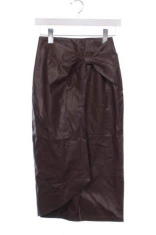 Пола Zara, Размер XXS, Цвят Кафяв, Цена 32,21 €