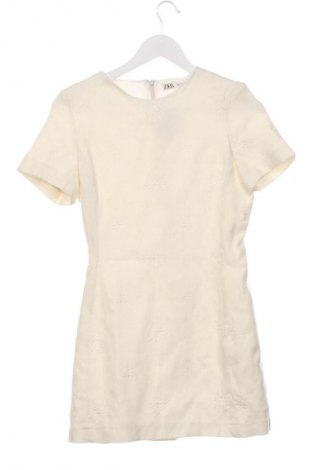 Kleid Zara, Größe S, Farbe Ecru, Preis € 18,99