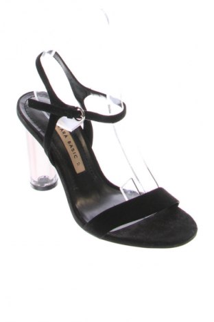 Σανδάλια Zara, Μέγεθος 37, Χρώμα Μαύρο, Τιμή 30,99 €