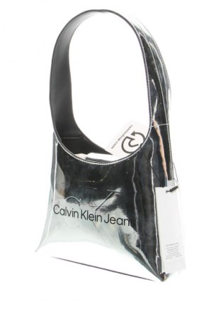 Дамска чанта Calvin Klein Jeans, Цвят Сребрист, Цена 33,23 €