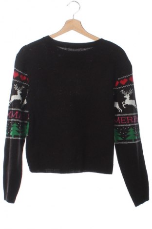 Детски пуловер H&M, Размер 12-13y/ 158-164 см, Цвят Черен, Цена 3,06 €