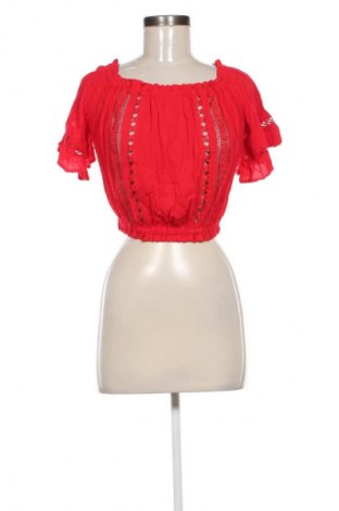 Дамска блуза H&M, Размер XS, Цвят Червен, Цена 4,60 €