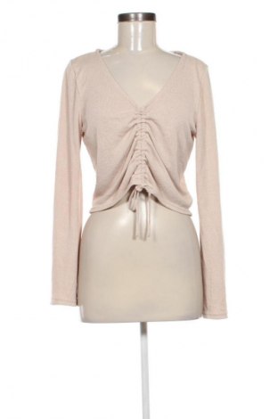 Damen Shirt H&M Divided, Größe M, Farbe Beige, Preis € 1,99