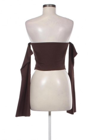 Дамска блуза Romwe, Размер S, Цвят Кафяв, Цена 5,62 €