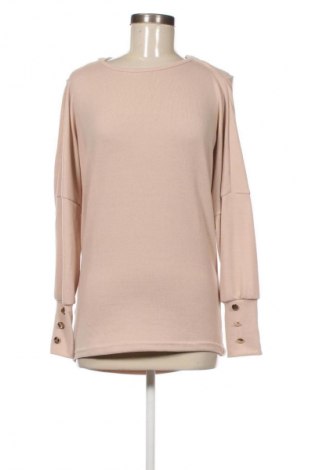 Γυναικεία μπλούζα SHEIN, Μέγεθος S, Χρώμα  Μπέζ, Τιμή 3,99 €