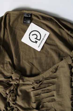 Дамска блуза SHEIN, Размер S, Цвят Зелен, Цена 2,04 €