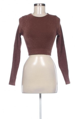 Дамска блуза Stradivarius, Размер S, Цвят Кафяв, Цена 12,00 €