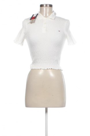 Bluză de femei Tommy Jeans, Mărime XS, Culoare Alb, Preț 107,99 Lei, #135314734