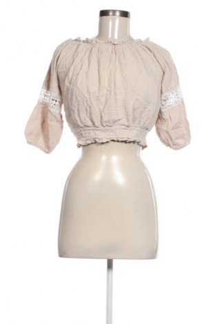 Дамска блуза Unbranded, Размер M, Цвят Бежов, Цена 5,11 €