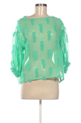 Дамска блуза Zara, Размер M, Цвят Зелен, Цена 4,60 €