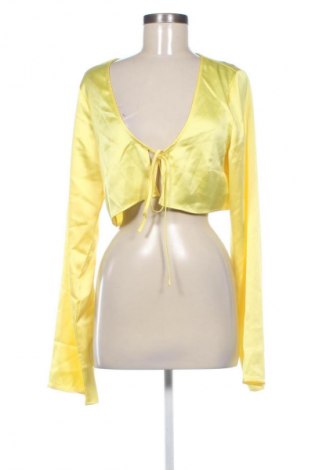 Dámsky kardigán NA-KD, Velikost XL, Barva Žlutá, Cena  989,00 Kč