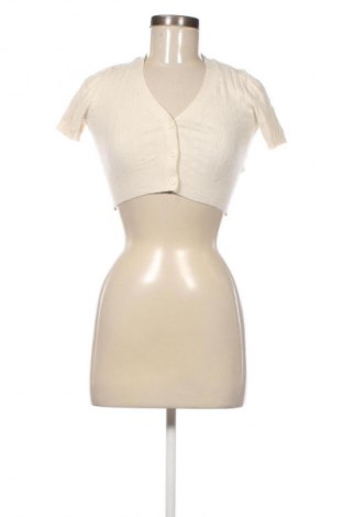 Дамска жилетка Pull&Bear, Размер S, Цвят Екрю, Цена 6,64 €