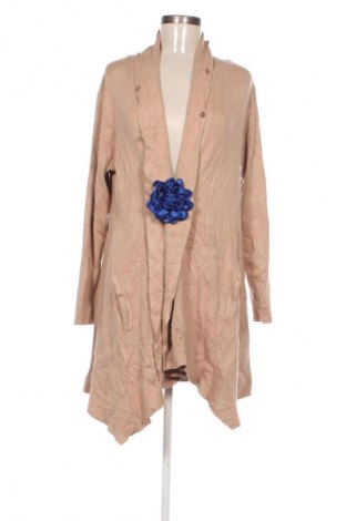 Damen Strickjacke Rockmans, Größe L, Farbe Beige, Preis € 16,43