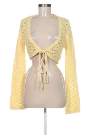 Cardigan de damă Stradivarius, Mărime M, Culoare Galben, Preț 78,99 Lei