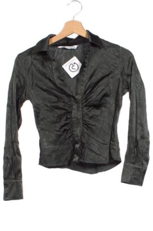 Γυναικείο πουκάμισο Zara, Μέγεθος XS, Χρώμα Πράσινο, Τιμή 13,43 €