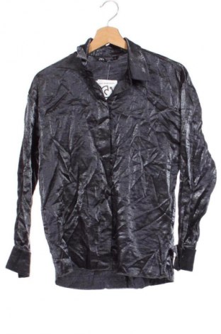 Дамска риза Zara, Размер XS, Цвят Сив, Цена 4,88 €