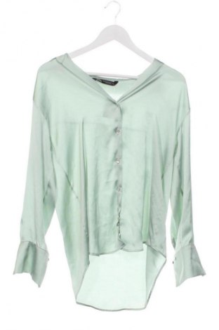 Cămașă de femei Zara, Mărime XS, Culoare Verde, Preț 49,99 Lei