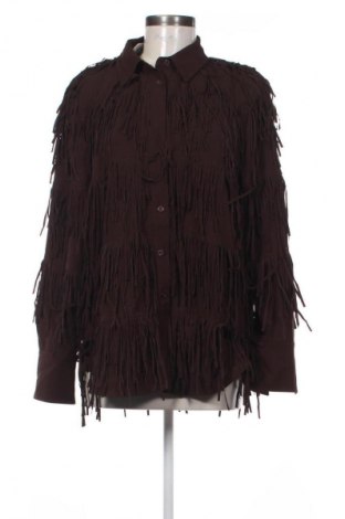 Γυναικείο πουκάμισο Zara, Μέγεθος L, Χρώμα Καφέ, Τιμή 24,99 €